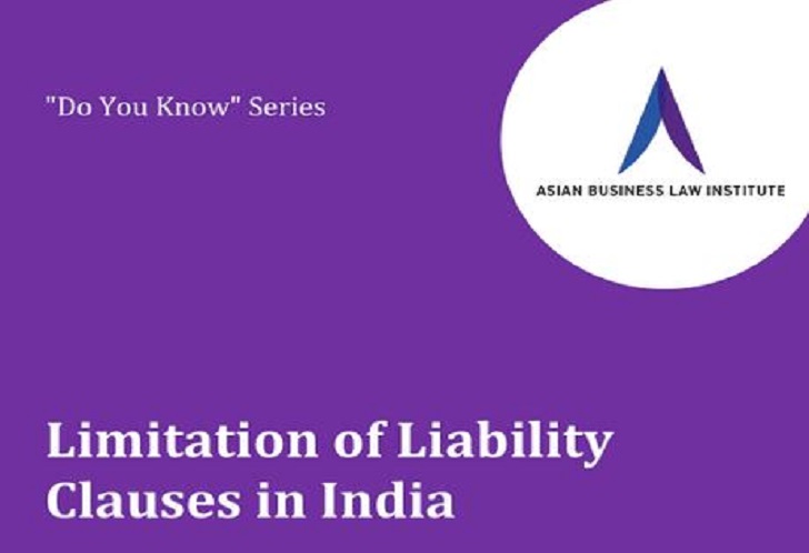 Limitation of Liability Clauses in India